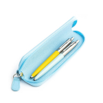 Parker Jotter Originals Yellow ir Pastel Blue Tu&scaron;inukų dovanų rinkinys su mėlynu dėklu