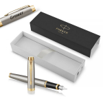 Parker IM Brushed Metal GT (M) Plunksnakotis su graviravimu