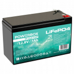 &bdquo;LifePO4 Powerbox 7-12.8&ldquo; akumuliatorius, 12,8 V, 7 Ah, skirtas UPS, kemperiams, jachtoms, valtims, motoroleriams, keturračiams