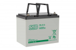 Akumuliatorius SSB SBL 85-12i 12V 85Ah AGM nereikalaujantis priežiūros