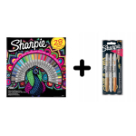 Sharpie Paw + Metallic