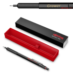 Rotring 600 0,7 Black Automatinis pie&scaron;tukas su graviravimu