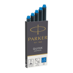 Ra&scaron;alo kapsulės Parker Standard 5 vnt. plaunamos mėlynos - 1950383