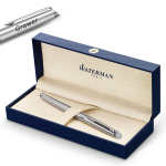 Waterman H&eacute;misphere tu&scaron;inukas Steel CT (M) - S0920430 su graviravimu