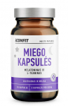 &bdquo;Miego Kapsulės&ldquo; Melatoninas, L-Teaninas, Valerijonas Miegui &lsquo;Iconfit&rsquo; (90kaps/45porc)