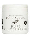 "Pure Resveratrol" Grynas Trans-Resveratrolis 'DoNotAge.org&reg;' (60kaps/60porc)