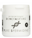 "Pure Spermidine" 8mg Grynas Spermidinas 'DoNotAge.org&reg;' (60kaps/60porc)