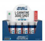 "L-Carnitine 3000 Shot" L-Karnitinas su Žaliosios Arbatos Ekstraktu 'Applied Nutrition' (38ml/1porc)