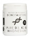 "D3, K2 & Magnesium" Magnis, Vitaminai D, K2 'DoNotAge.org&reg;' (60kaps/60porc)