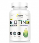 "Biotin B7" Biotinas Plaukams/Odai/Nagams/Nervinei Sistemai 'Genius Nutrition' (60tabl/60porc)