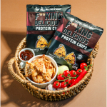 "Protein Chips Barbecue" Vegani&scaron;ki Baltyminiai Tra&scaron;kučiai 'All Nutrition' 60g