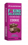 Fitking Cookie Double Chocolate &ndash; Tra&scaron;kus &Scaron;okoladinis Sausainis be Pridėtinio Cukraus | AllNutrition (128g)