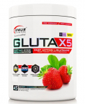 "GLUTA-X5" 8000mg Super Glutaminas+ 'Genius Nutrition' (405g/45porc) - icy-lemonade
