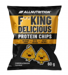 "Protein Chips Cheese Onion" Vegani&scaron;ki Baltyminiai Tra&scaron;kučiai 'All Nutrition' 60g