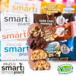 "Smart Plant Bar Choc Toffee Popocorn" Vegani&scaron;kas Proteino Batonėlis 'PhD Nutrition' (64g/21g balt)