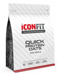 &bdquo;Quick Protein Oats&ldquo; Greito paruo&scaron;imo baltyminė avižų ko&scaron;ė &lsquo;Iconfit&rsquo; (1000g) - blackcurrant