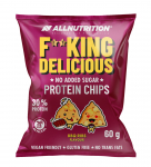 Fitking Delicious Protein Chips &ndash; BBQ Ribs baltyminiai tra&scaron;kučiai | AllNutrition (60 g)