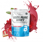 "100% Pure Whey" Proteininis kokteilis &lsquo;BioTech USA&rsquo; (1000g) - raspberry-cheesecake