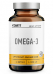 "Iconfit Omega 3" Omega 3 rūg&scaron;čių kompleksas 'Iconfit Nutrition' (60kaps/60porc)