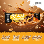 "Creatine+ Protein Bar" Baltyminis Batonėlis su Kreatinu 'Warrior' (75g) - Chocolate Peanut