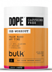 Dope Pre-Workout Caffeine Free &ndash; Pre-Workout be kofeino | Bulk&trade; (510 g / ~30 porc.) - blue-raspberry