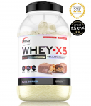 "Whey-X5&reg;" Proteininis Kokteilis 'Genius Nutrition' (2000g) - vanilla-honey