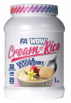 "WOW! Cream of Rice" Ryžių kremas 'Fitness Authority' (1000g) - vanilla-raspberry