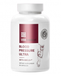 &ldquo;Blood Pressure Ultra&rdquo; Maisto Papildas Optimaliam Kraujospūdžiui Palaikyti &lsquo;USA Medical&rsquo; (60 kaps/30porc)