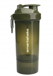 "Original2Go Army Green 2in1" Gertuvė/Plaktuvė su Dėtuve 'Smart Shake' 800ml