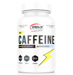 "Pure Caffeine" Kofeinas Sportui 200mg Energijai/Atminčiai/Metabolizmui 'Genius Nutrition' (90tabl/90porc)