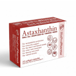Astaxhanthin &ndash; Antioksidantų Kompleksas su Krilių Aliejumi ir Reishi | Shapro Pharma (30 kapsulių)