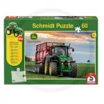 Dėlionė Schmidt John Deere Puzzle with SIKU tractor