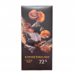 JUODASIS &Scaron;OKOLADAS SU GRYBU &ldquo;REISHI&rdquo; 75g.