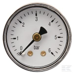 Manometras &Oslash;40, 0&ndash;6 bar, 1/8", galinis pajungimas MA406B02ST
