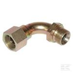 Plataus spindulio alkūnė 90&deg; &ndash; 3/8 BSP i&scaron;orinis x vidinis MF9006B
