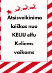 2024 Atsisveikinimo lai&scaron;kas nuo KELIU elfu Keliems vaikams