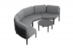 "Garden Point Parana Corner" 4 antracito spalvos sodo kampas