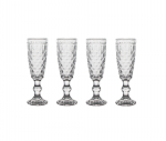 WD LIFESTYLE taurės "Transparent", 4 vnt., 150 ml
