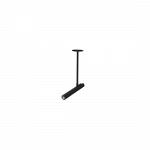 8,7W LED akcentinis įleidžiamo montavimo &scaron;viestuvas NEWTON SLIM, juodas, 3000K