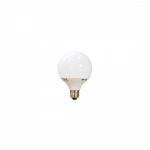 10W LED lemputė, E27, G95, termoplastinė, balta, 6000K