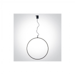 40W LED pakabinamas &scaron;viestuvas, juodas, 3000K, 80cm, dimeriuojamas, 63152C/B/W