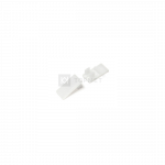 LED juostos profilio HI8 užbaigimas, baltas