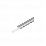 LED juostos profilio dangtelis F CLICK, skaidrus, 3m