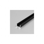 LED juostos profilis SLIM8 AC2/Z, juodas, 2m
