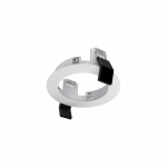 DYNAMIC rėmelis apvalus, baltas, 208695