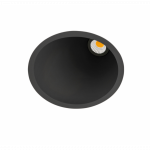 7W LED įleidžiamas &scaron;viestuvas SWAP L, juodas, 3000K