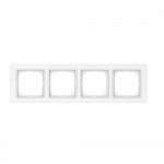 Rėmelis QUADRUM QR 1000, 4 vietų, baltas