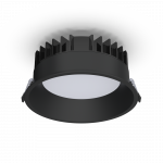 32,5W LED įleidžiamas &scaron;viestuvas TECH, juodas, 3000/4000K, dimeriuojamas, IP65, E3987270NDT