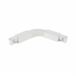 3 fazių bėgelių lankstus sujungimas, baltas, 6CON411608B