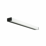 16W LED veidrodžio &scaron;viestuvas, matinės juodos sp., 3000K, IP44, 180041-B